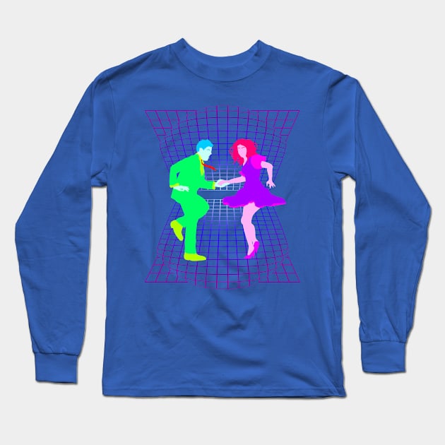 Synth Dance Long Sleeve T-Shirt by ArtRight